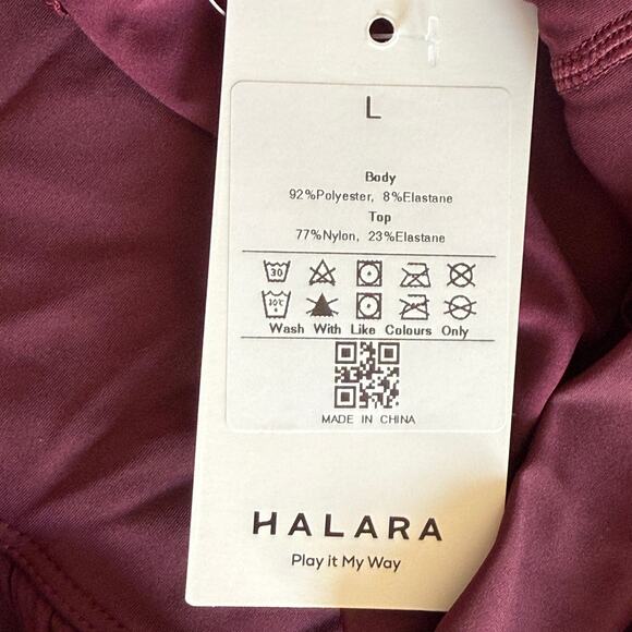 NWT Halara Breezeful Palazzo Flowy Wide Leg Casual Pants in Amaranth Purple - Picture 8 of 11